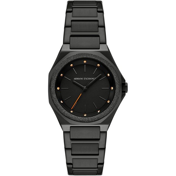 ARMANI EXCHANGE Quarzuhr AX4621, Armbanduhr, Damenuhr, Edelstahlarmband, analog, Glassteine
