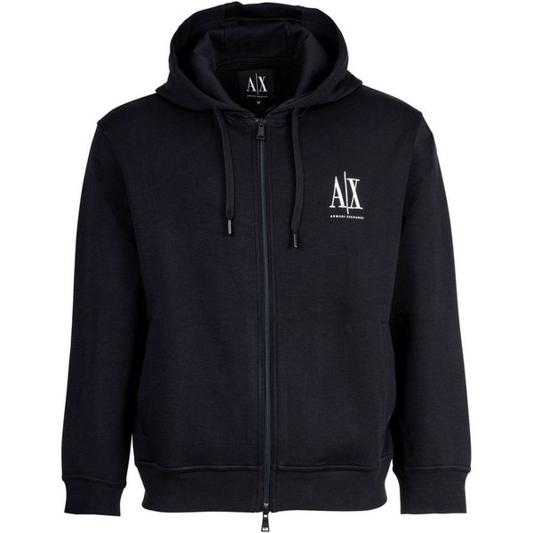 ARMANI EXCHANGE Sweatshirt Herren Sweatjacke 1er Pack Baumwolle