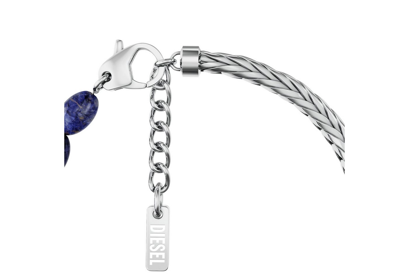 Diesel Armband Diesel Font, mit Lapislazuli oder Achat – Bild 4 von 5