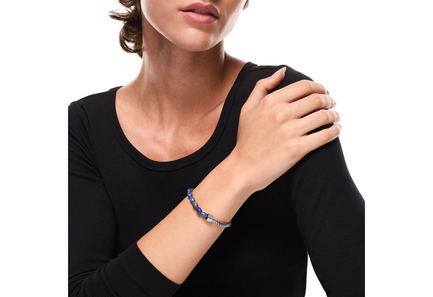 Diesel Armband Diesel Font, mit Lapislazuli oder Achat – Bild 5 von 5