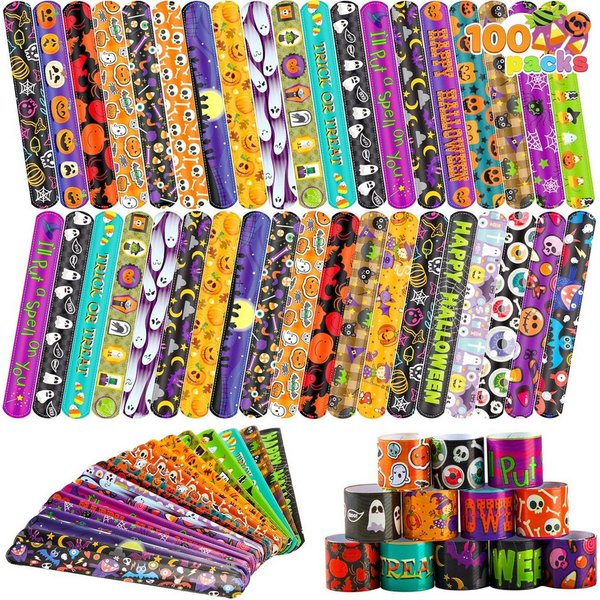 JOYIN Armband JOYIN 100 Halloween Armbänder, 25 Designs, für Kinder & Erwachsene