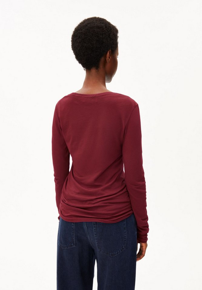 Armedangels Longsleeve EINIAARA SOFT Longsleeve aus Bio-Baumwolle Slim Fit – Bild 4 von 5