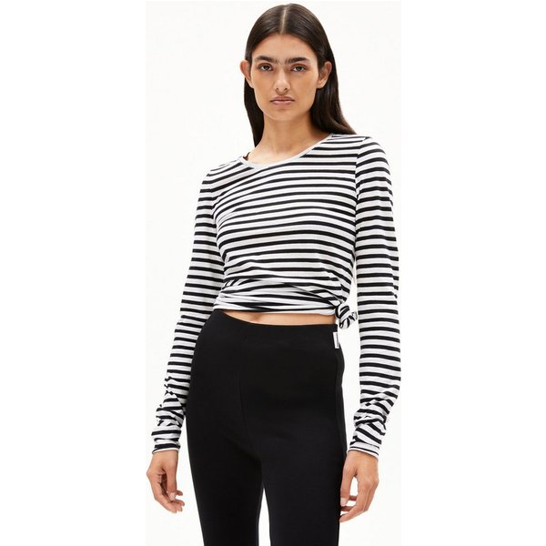 Armedangels Longsleeve EINIAARA STRIPES Longsleeve aus Bio-Baumwolle Slim Fit