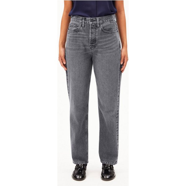 Armedangels Straight-Jeans AAIKALA (Non-Stretch, Regular Fit) High waist
