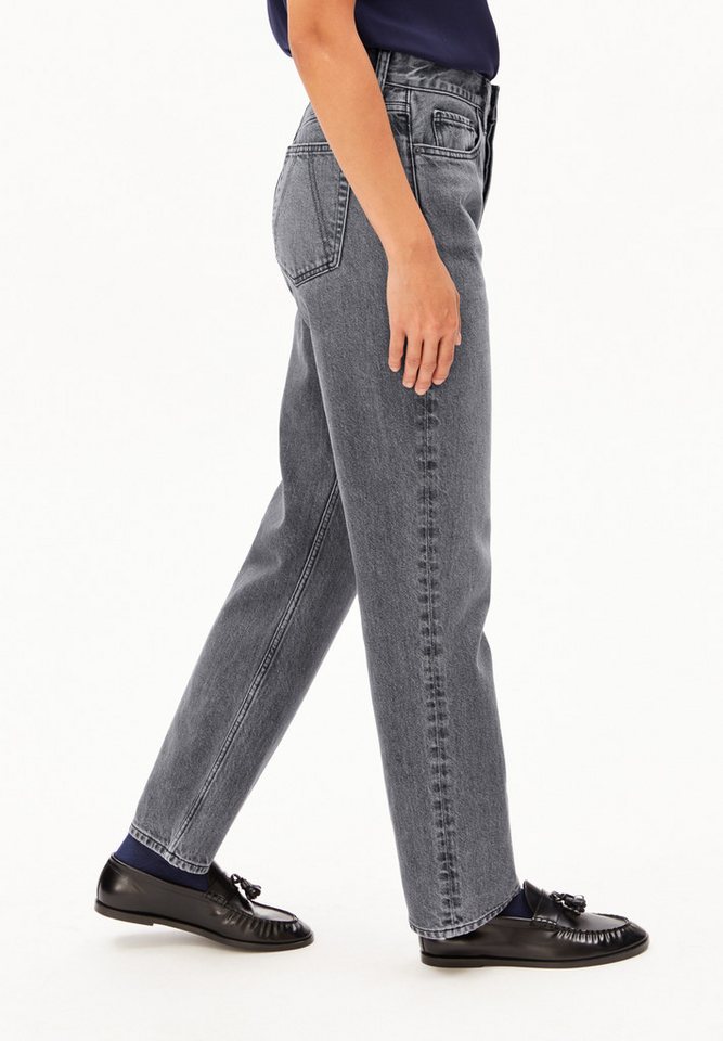 Armedangels Straight-Jeans AAIKALA (Non-Stretch, Regular Fit) High waist – Bild 5 von 5