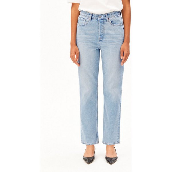 Armedangels Straight-Jeans AAIKALA (Non-Stretch, Regular Fit) High waist