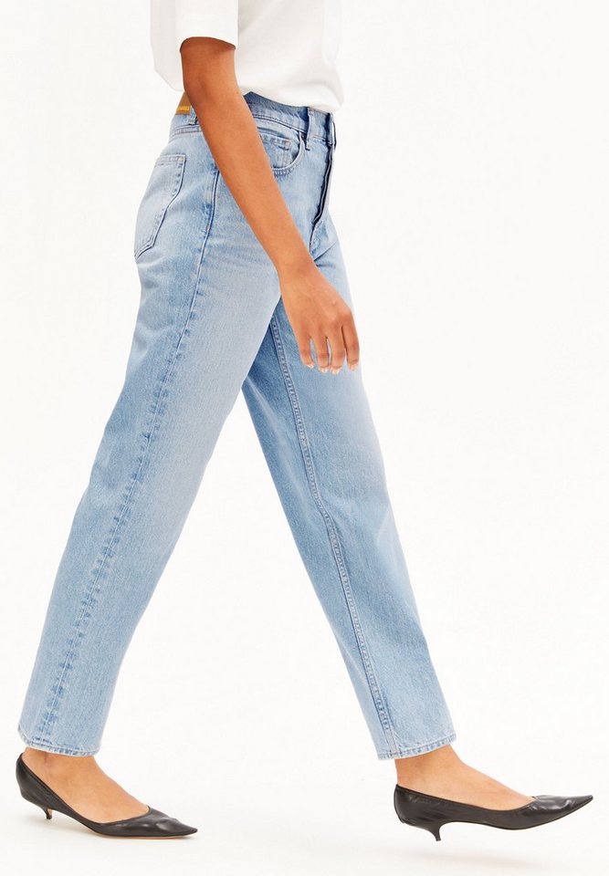 Armedangels Straight-Jeans AAIKALA (Non-Stretch, Regular Fit) High waist – Bild 5 von 5
