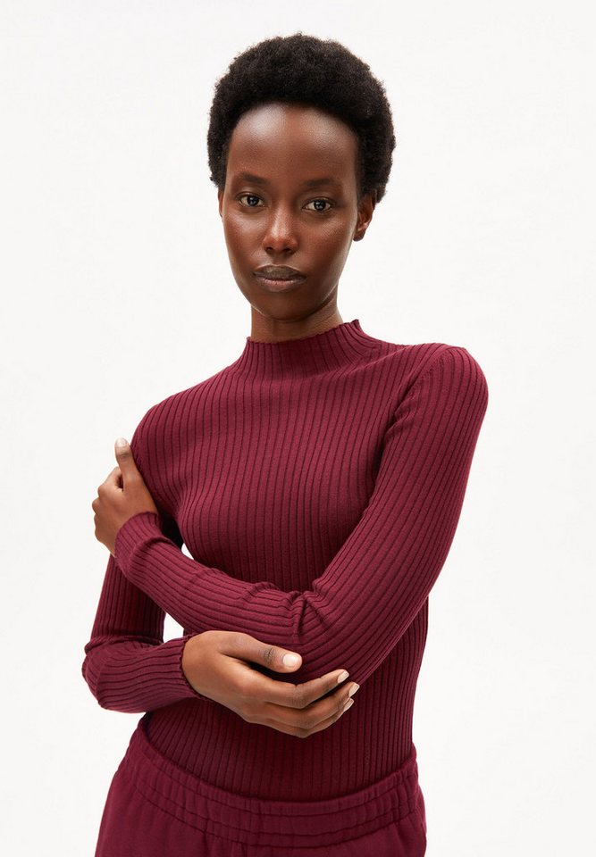 Armedangels Strickpullover ALAANIA Pullover Slim Fit aus Bio-Baumwolle Fitted – Bild 3 von 5