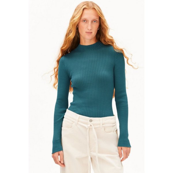 Armedangels Strickpullover ALAANIA Pullover Slim Fit aus Bio-Baumwolle Fitted