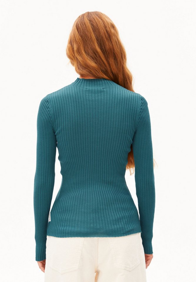 Armedangels Strickpullover ALAANIA Pullover Slim Fit aus Bio-Baumwolle Fitted – Bild 4 von 5