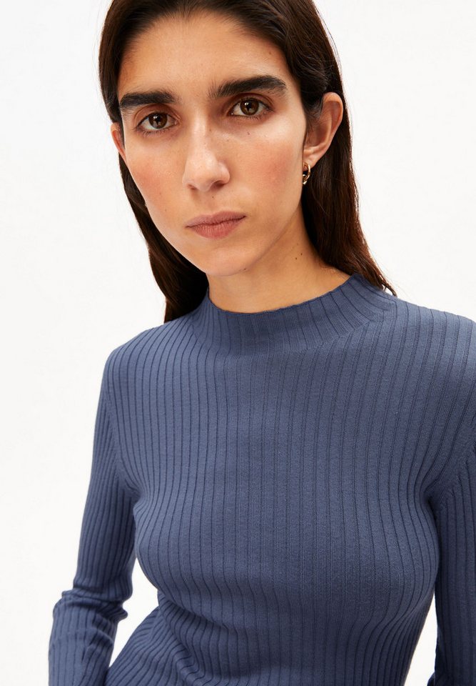 Armedangels Strickpullover ALAANIA Pullover Slim Fit aus Bio-Baumwolle Fitted – Bild 3 von 5