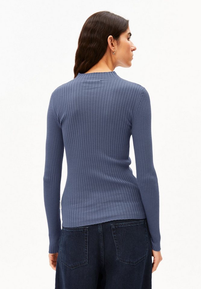 Armedangels Strickpullover ALAANIA Pullover Slim Fit aus Bio-Baumwolle Fitted – Bild 4 von 5
