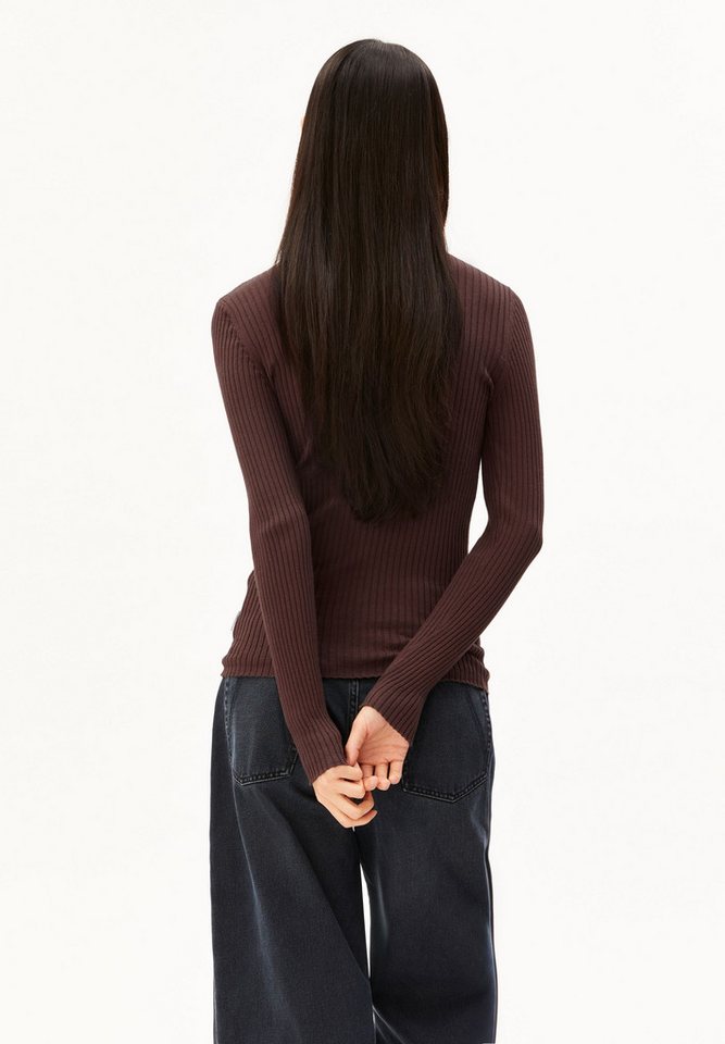 Armedangels Strickpullover ALAANIA Pullover Slim Fit aus Bio-Baumwolle Fitted – Bild 4 von 5