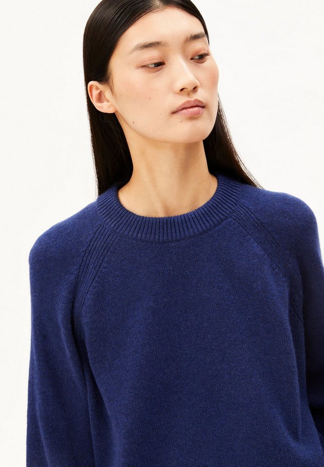 Armedangels Strickpullover WOOL CREW KNIT Loose Fit – Bild 3 von 5