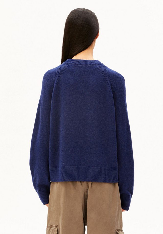 Armedangels Strickpullover WOOL CREW KNIT Loose Fit – Bild 4 von 5