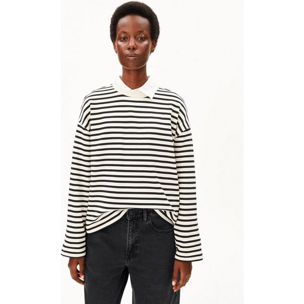 Armedangels Sweatshirt FRANKAA MAARLEN STRIPE Oversized Fit