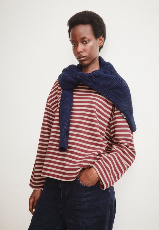 Armedangels Sweatshirt FRANKAA MAARLEN STRIPE Oversized Fit – Bild 5 von 5