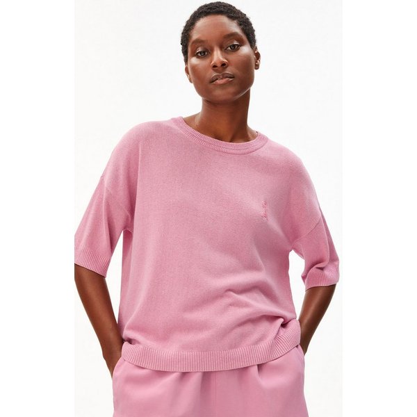 Armedangels T-Shirt LINO BLEND Strickshirt aus Leinen-Mix Relaxed Fit