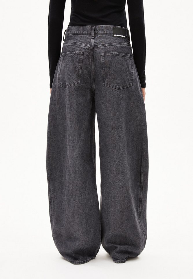 Armedangels Weite Jeans AALTHEA BARREL (Non-Stretch, Loose Fit) Mid waist – Bild 4 von 5