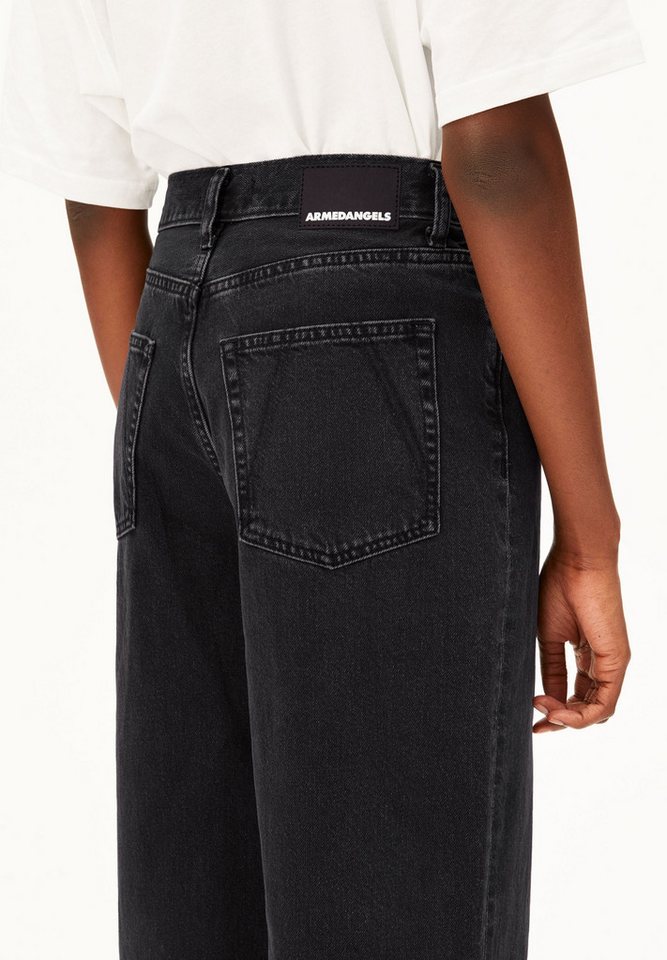Armedangels Weite Jeans ENIJAA (Non-Stretch, Regular Fit) High waist – Bild 3 von 5