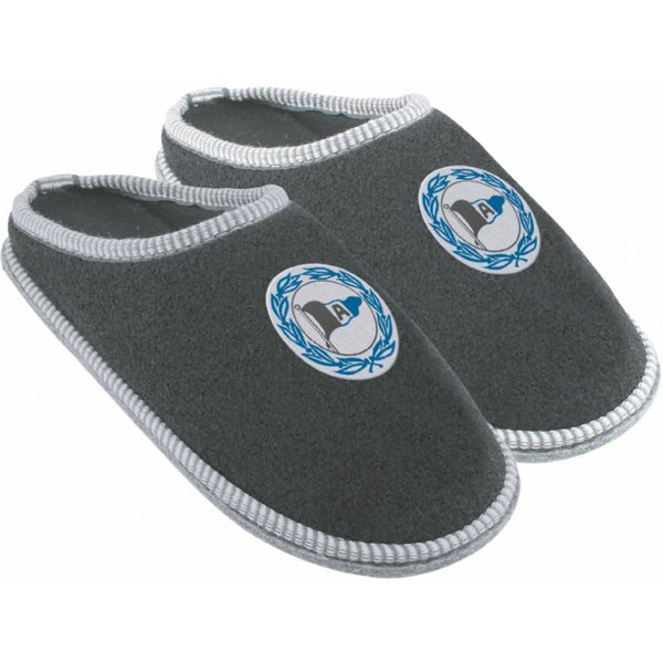 Arminia Bielefeld Arminia Bielefeld Pantoffeln Logo Grau Pantolette