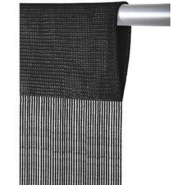 Arsvita Fadenvorhang Fadenvorhang mit Tunneldurchzug, Breite 90/140cm Höhe 250cm