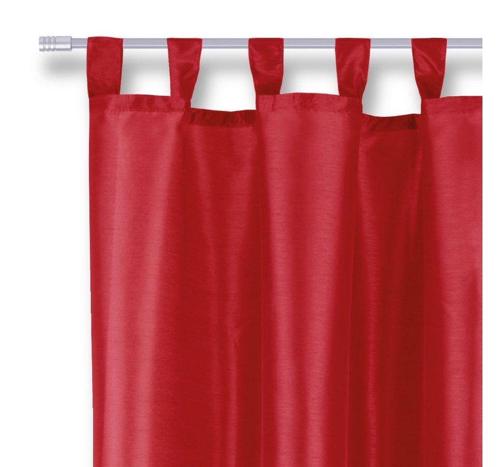 Arsvita Vorhang (1 St), Schlaufen, blickdicht, Microfaser, Gardine in vielen Größen und Farben - Schlaufen / Kräuselband – Bild 3 von 5
