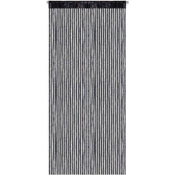 Arsvita Vorhang (1 St), Kräuselband, transparent, Fadengardine mit Stangendurchzug und Metallic-Streifen 140cm x250cm