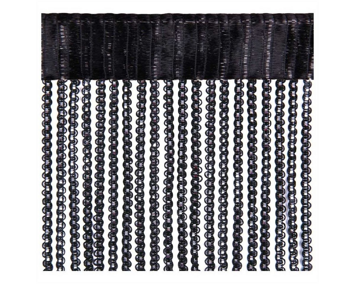 Arsvita Vorhang (1 St), Kräuselband, transparent, Fadengardine mit Stangendurchzug und Metallic-Streifen 140cm x250cm – Bild 3 von 5