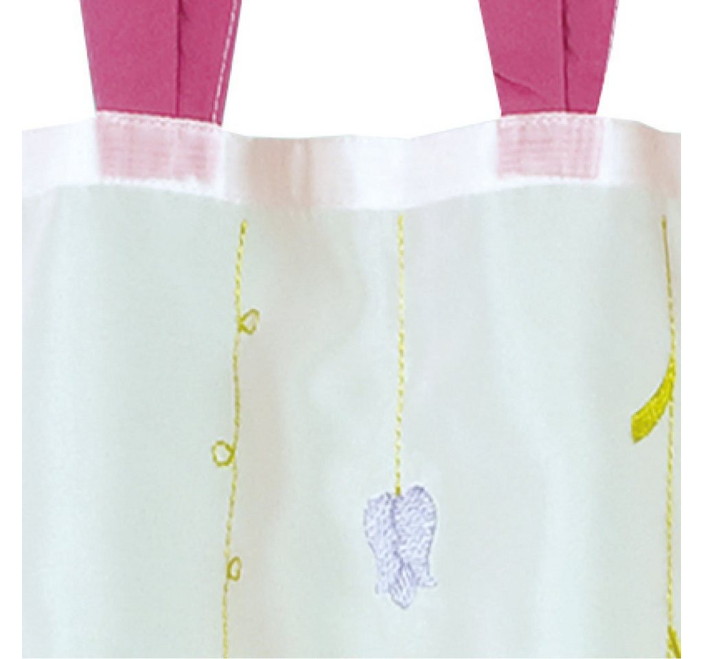 Arsvita Vorhang, Schlaufen, transparent, Voile, Bistrogardine mit Schlaufen, Transparente Küchengardine 150cm x 45cm – Bild 3 von 5