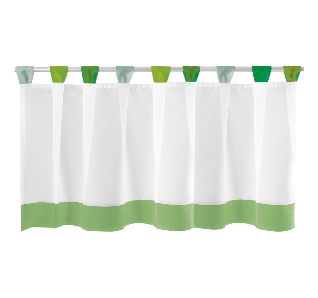 Arsvita Vorhang, Schlaufen, transparent, Voile, Bistrogardine mit Schlaufen, Transparente Küchengardine 150cm x 45cm – Bild 2 von 5