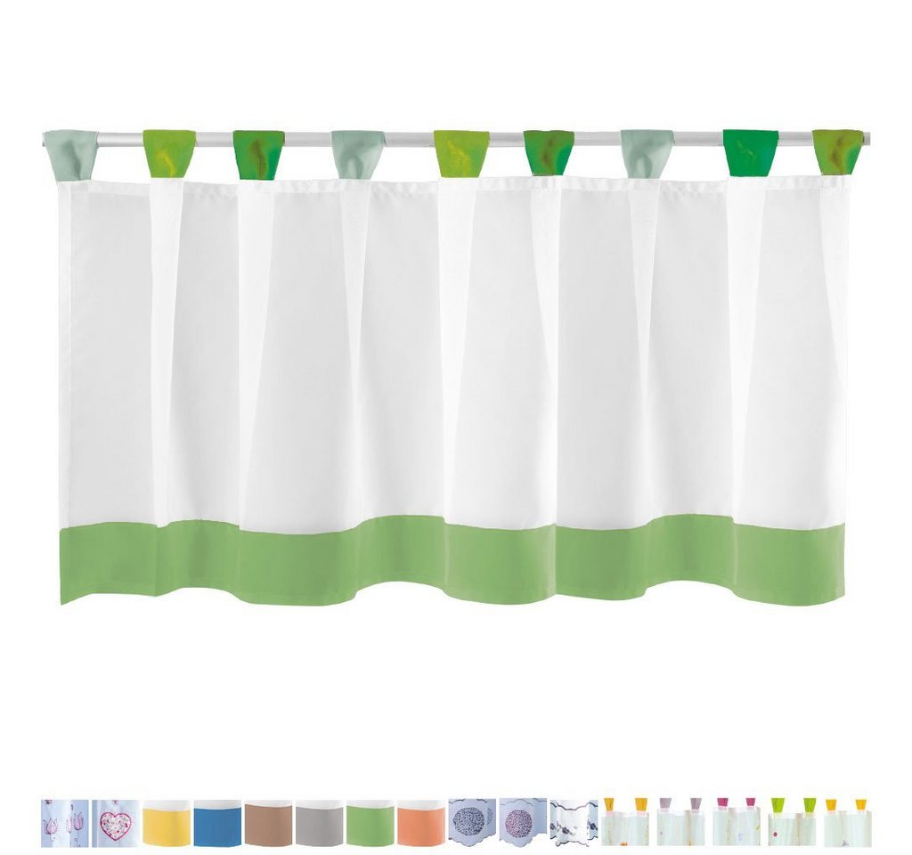 Arsvita Vorhang, Schlaufen, transparent, Voile, Bistrogardine mit Schlaufen, Transparente Küchengardine 150cm x 45cm – Bild 3 von 5