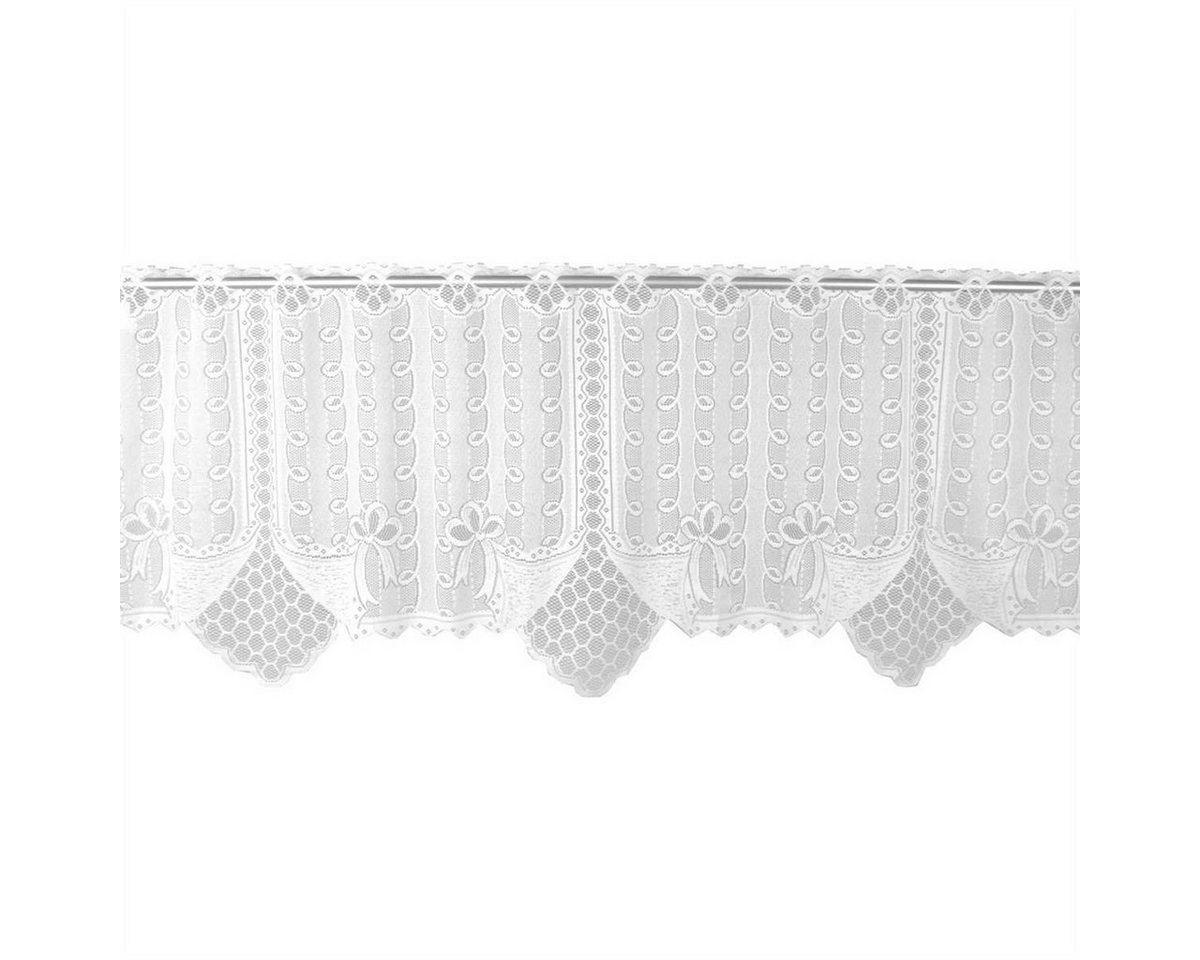 Arsvita Vorhang Mona (1 St), Stangendurchzug, halbtransparent, 2 teiliges Bistrogardinen-Set in Spitzenoptik – Bild 4 von 5