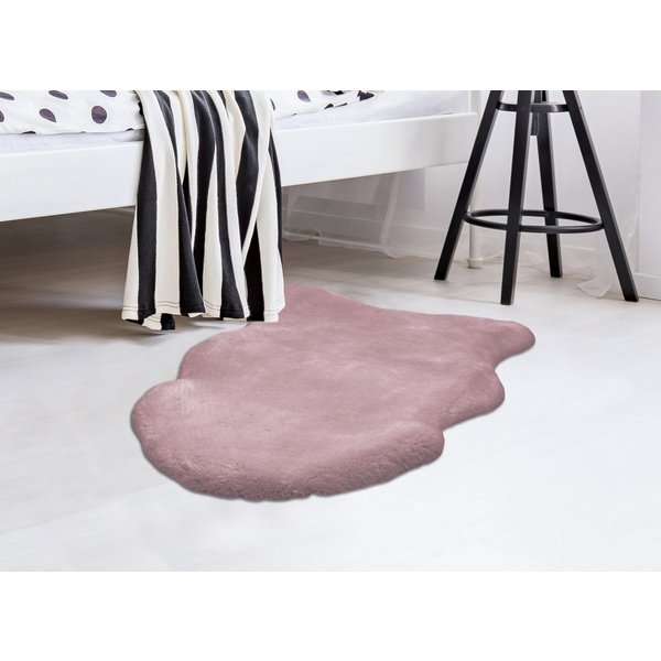 Arte Espina Fellteppich Rabbit 200, fellförmig, Höhe: 35 mm, Kunstfell, Kannichenfell Haptik, weich, Wohnzimmer alle Räume,Hochflor