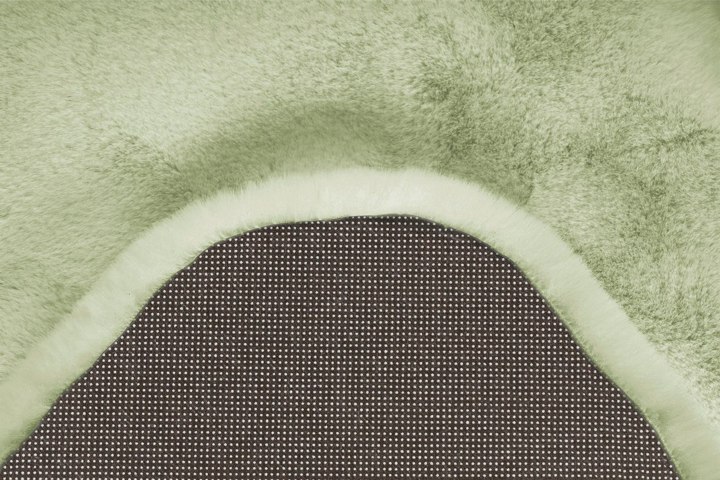 Arte Espina Fellteppich Rabbit 200, fellförmig, Höhe: 35 mm, Kunstfell, Kannichenfell Haptik, weich, Wohnzimmer alle Räume,Hochflor – Bild 4 von 5