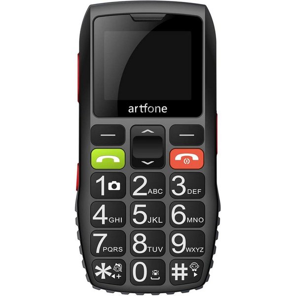artfone C1+ Senioren Handy ohne Vertrag mit Notruftaste Rentnerhandy Seniorenhandy (Große Tasten, 10 Tage Akkulaufzeit, 100 Kontakte)