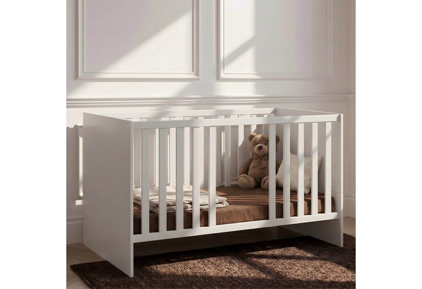 arthur berndt Babybett Premium Essentials, Made in Germany, Massivholz, inkl. Lattenrost – Bild 2 von 5