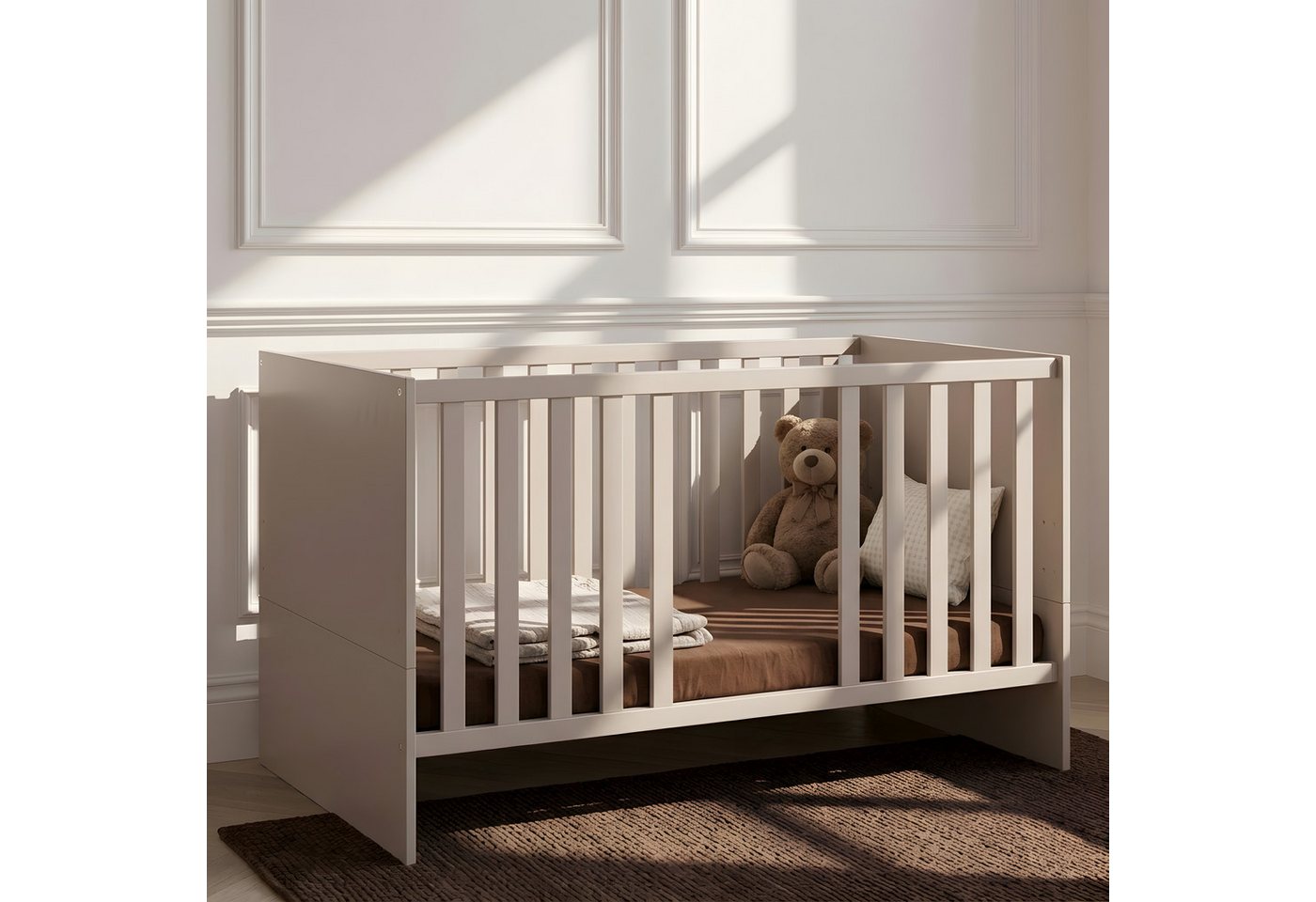 arthur berndt Babybett Premium Essentials, Made in Germany, Massivholz, inkl. Lattenrost – Bild 2 von 5