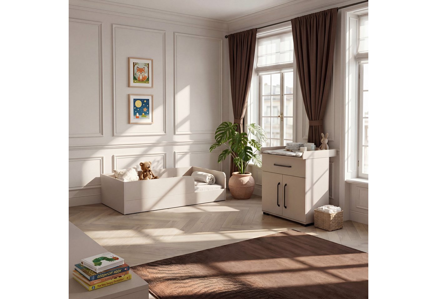arthur berndt Kinderbett Essentials Bodenbett, 120x200cm für eine perfekte Einschlafbegleitung – Bild 3 von 5