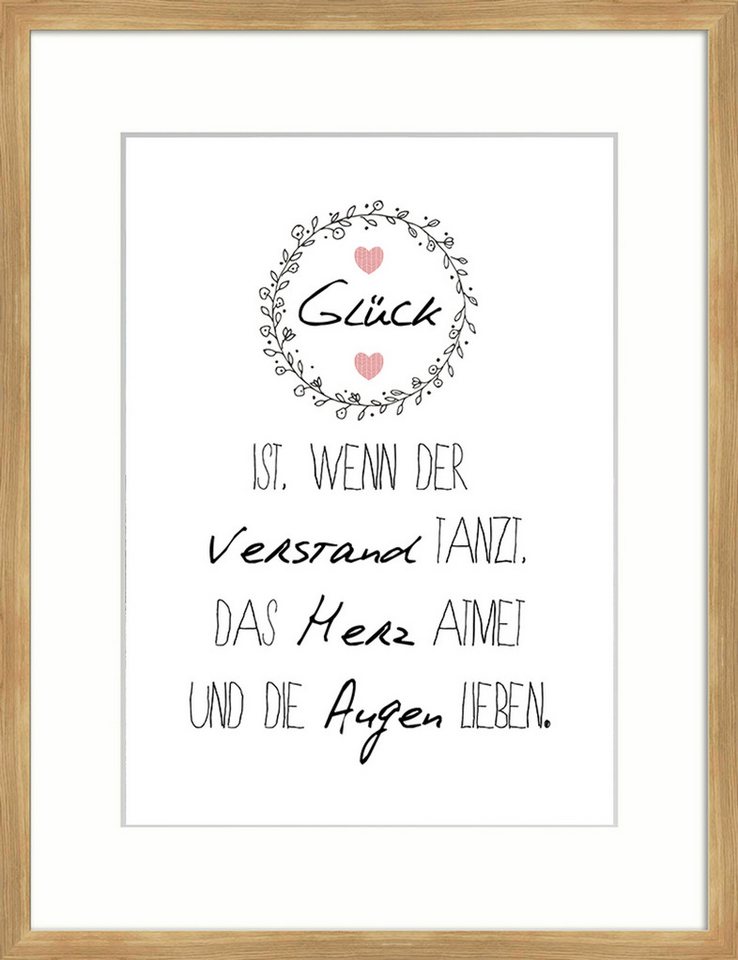 artissimo Bilderleiste Bilderrahmen 30x40 cm inkl. Passepartout DIN A4 Holz Eiche – Bild 2 von 5