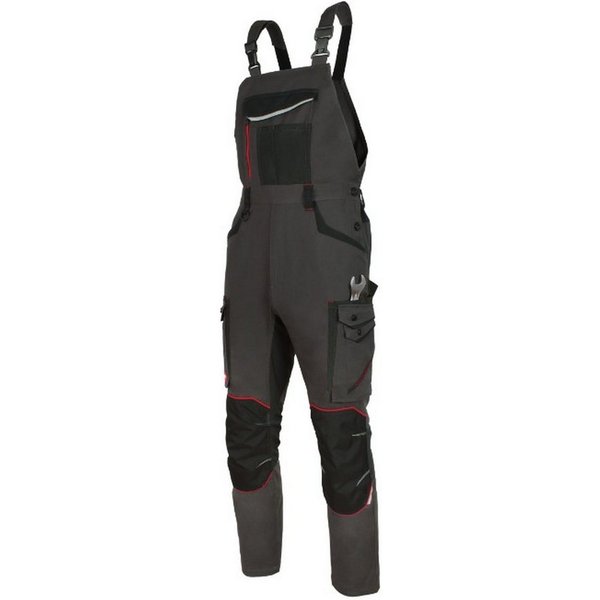 Artmas Arbeitslatzhose PROFESSIONAL 4 DYNAMIC Latzhose Grau Hose