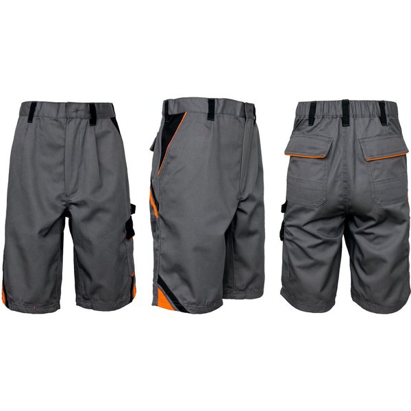Artmas Arbeitsshorts Kurze Hose Arbeitshose Berufshose Schutzhose Sommer Shorts Grau