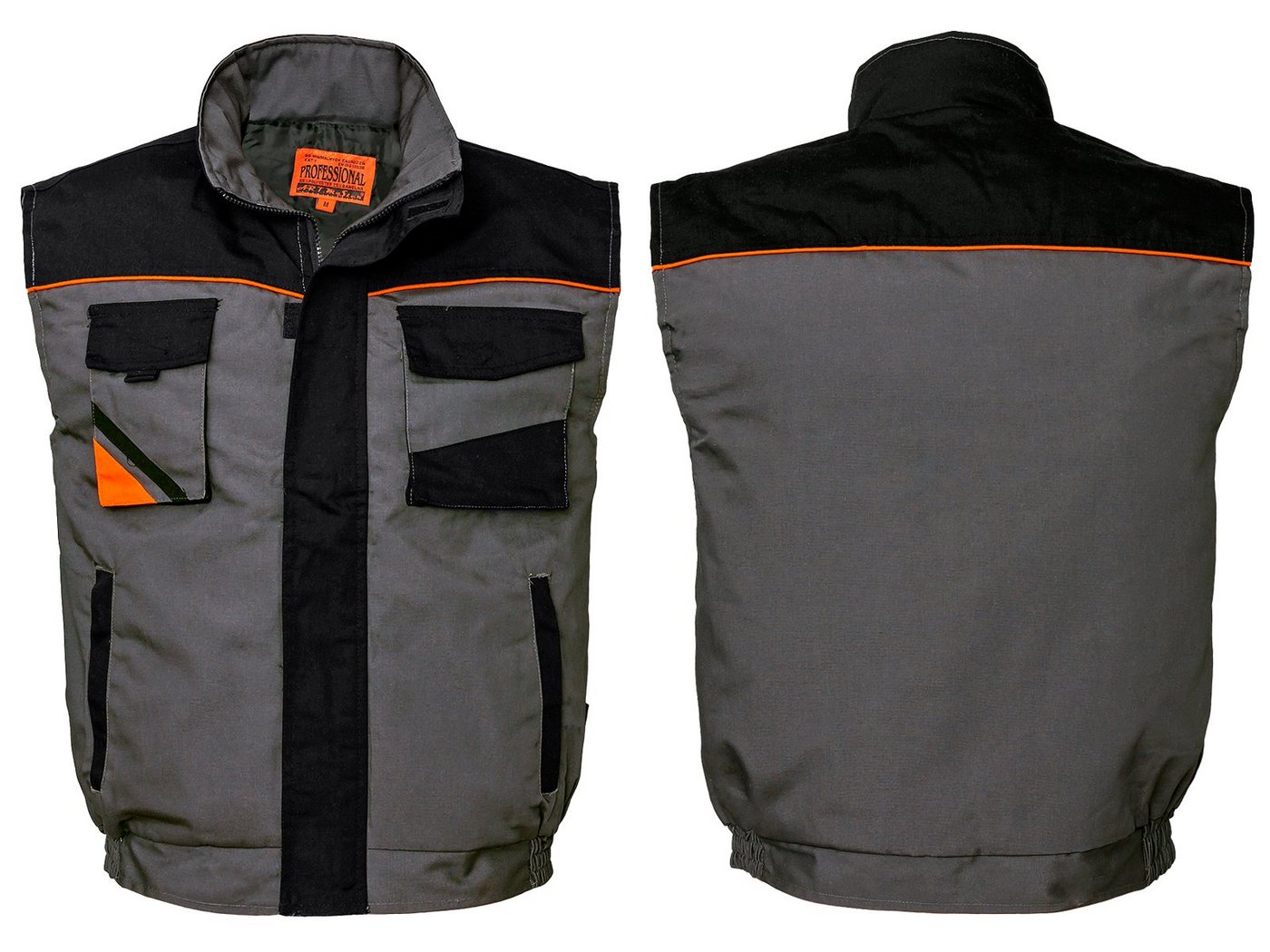 Artmas Arbeitsweste Arbeitsweste Bodywarmer Winterweste multifunktionale (Win-Prof-V) – Bild 4 von 5