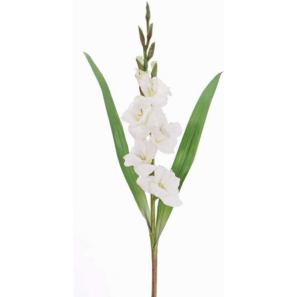 Kunstblume Künstliche Blume Gladiole ELEA, weiß, 85cm, Ø Gladiole, artplants, Höhe 80.0 cm