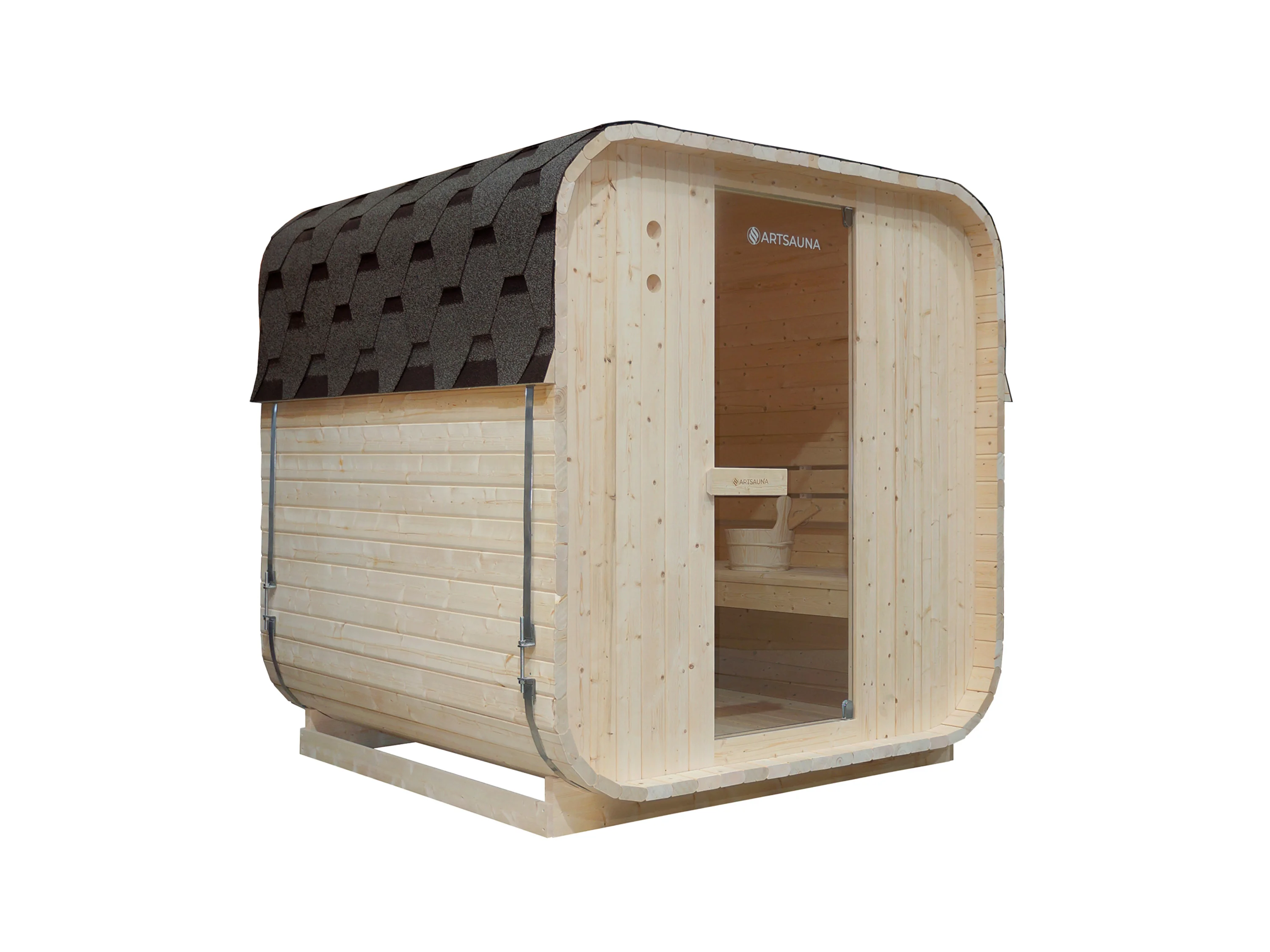 ARTSAUNA Cube Fasssauna Nolvik (L) – Bild 3 von 4