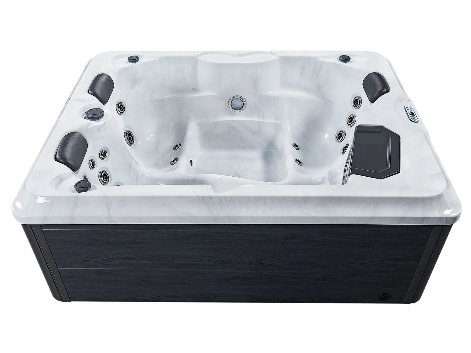 Artsauna Whirlpool Oasis mit Treppe, (Spa mit Massagedüsen, LED-Beleuchtung, inkl. Abdeckung) – Bild 3 von 4