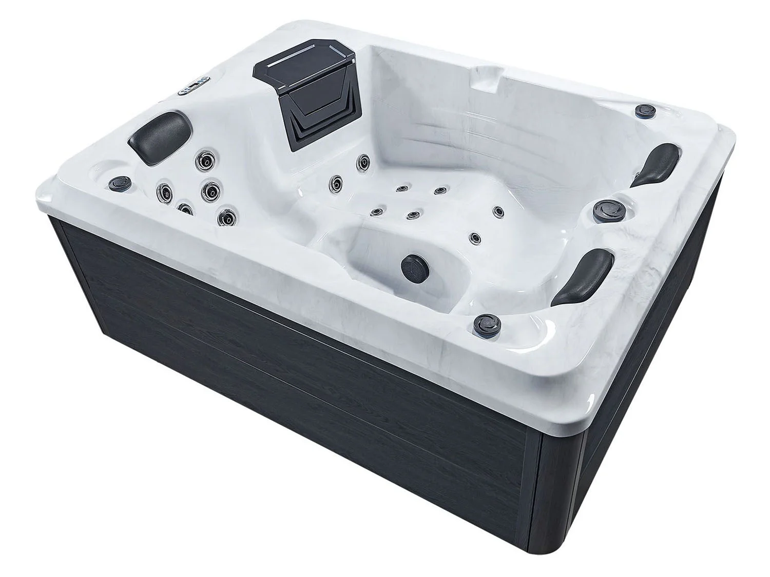Artsauna Whirlpool Oasis mit Treppe, (Spa mit Massagedüsen, LED-Beleuchtung, inkl. Abdeckung) – Bild 4 von 4