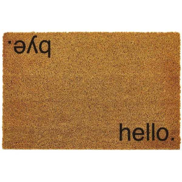 Artsy Mats Fußmatte Fußmatte Hello, Bye