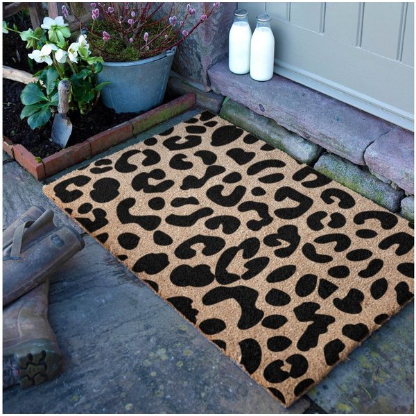 Artsy Mats Fußmatte Fußmatte Leopard