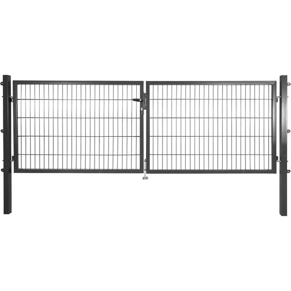Arvotec Zaundoppeltür ESSENTIAL, Breite: 300 cm, Höhe: 80 - 200 cm, zum Einbetonieren